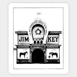 Beautiful Jim Key Performing Horse Sticker